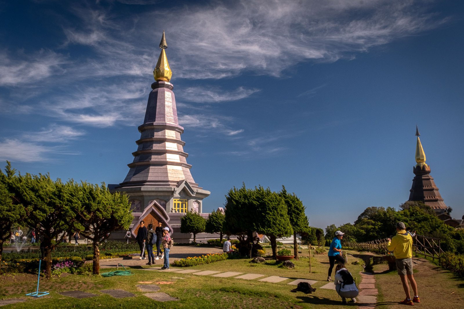 pagoda king and queen doi inthanon 